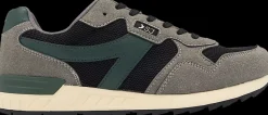 Hot szaro-czarne sneakersy męskie Męskie Sportowe