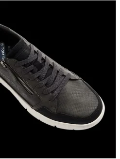 Sale szaro-czarne sneakersy męskie Męskie Półbuty