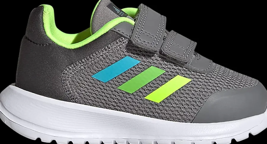 Outlet szaro-limonkowe sneakersy dziecięce Tensaur Run 2.0 Dzieci Sportowe