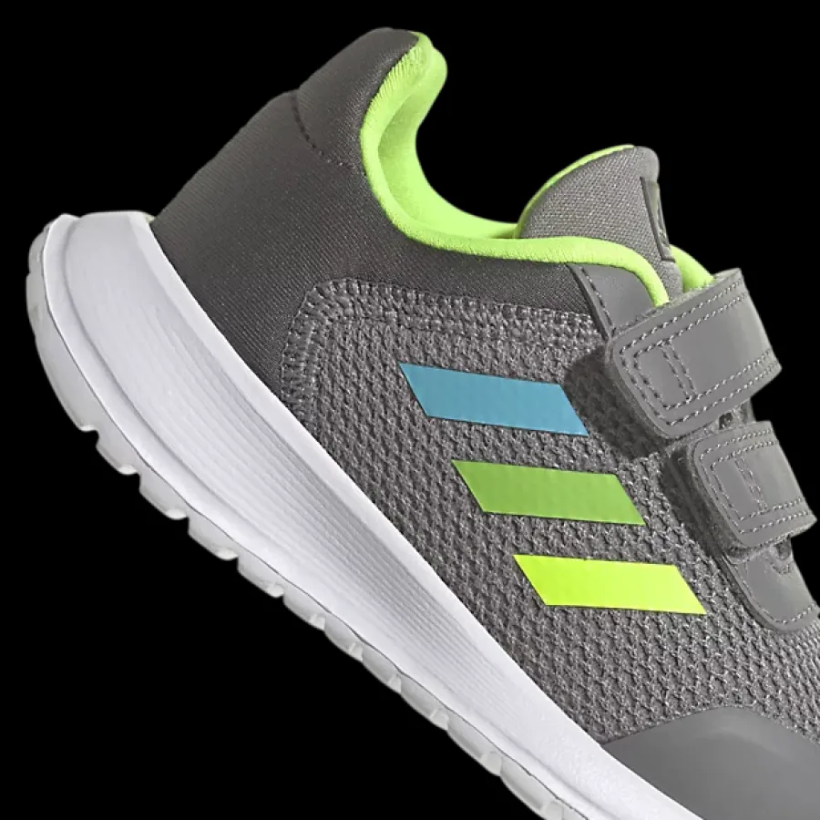 Outlet szaro-limonkowe sneakersy dziecięce Tensaur Run 2.0 Dzieci Sportowe