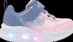 Discount szaro-różowe sneakersy dziewczęce Dzieci Sportowe