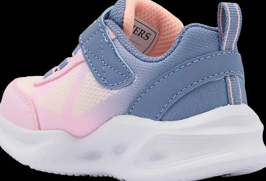 Discount szaro-różowe sneakersy dziewczęce Dzieci Sportowe