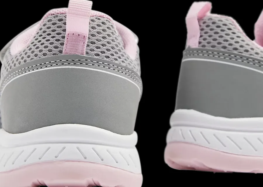 szaro-różowe sneakersy dziewczęce Dzieci Sportowe