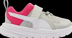 Outlet szaro-różowe sneakersy dziewczęce Evolve Run Mesh Dzieci Sportowe