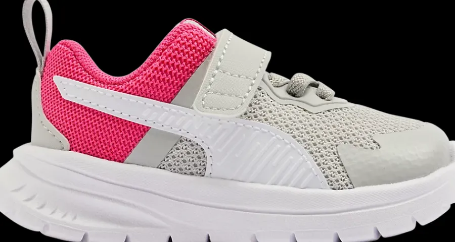 Outlet szaro-różowe sneakersy dziewczęce Evolve Run Mesh Dzieci Sportowe