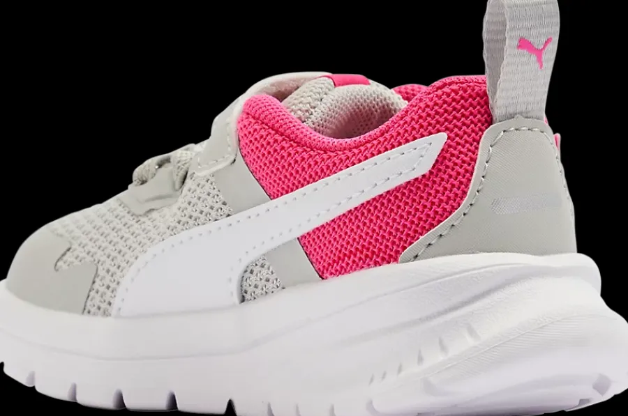 Outlet szaro-różowe sneakersy dziewczęce Evolve Run Mesh Dzieci Sportowe
