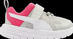 Clearance szaro-różowe sneakersy dziewczęce Evolve Run Dzieci Sportowe