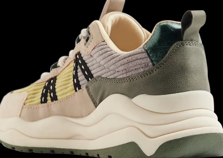 Hot szaro-zielone sneakersy damskie Damskie Sportowe