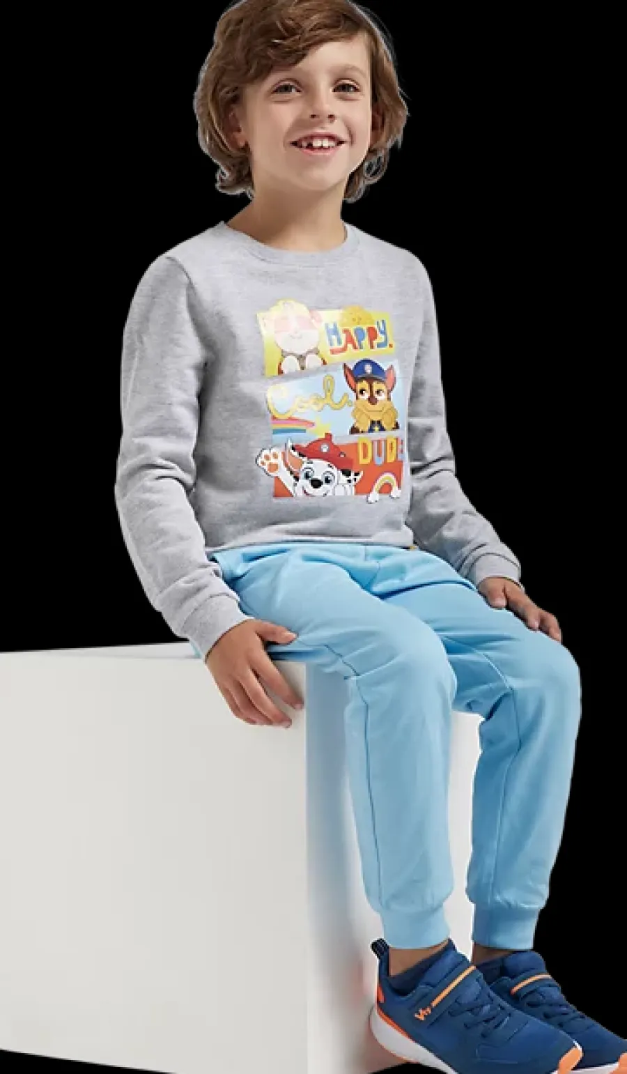 Best szary tshirt dziecięcy z długim rękawem Dzieci Odzież