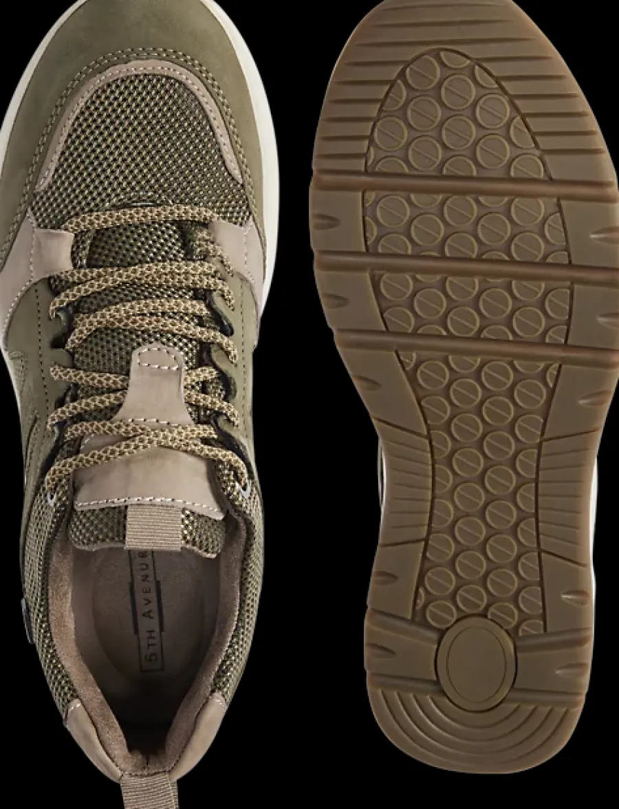 Hot zielono-beżowe sneakersy damskie Damskie Sportowe