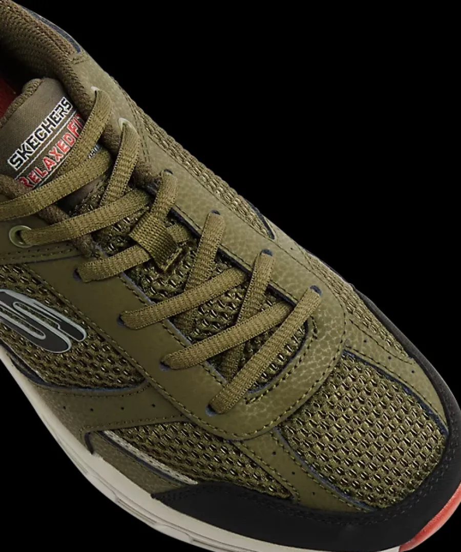 Hot zielono-czarne sneakersy męskie Oak Canyon Męskie Sportowe|Markowe